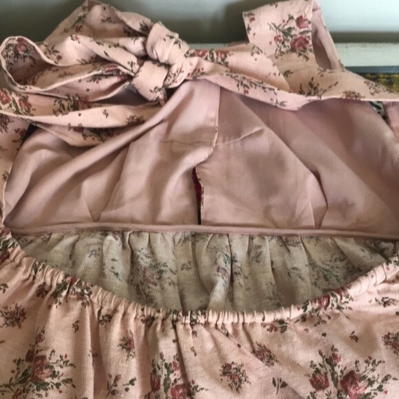 House Of Harlow 1960 Linen Blend Floral Halter Mini Dress sz Large NWT - Picture 10 of 15